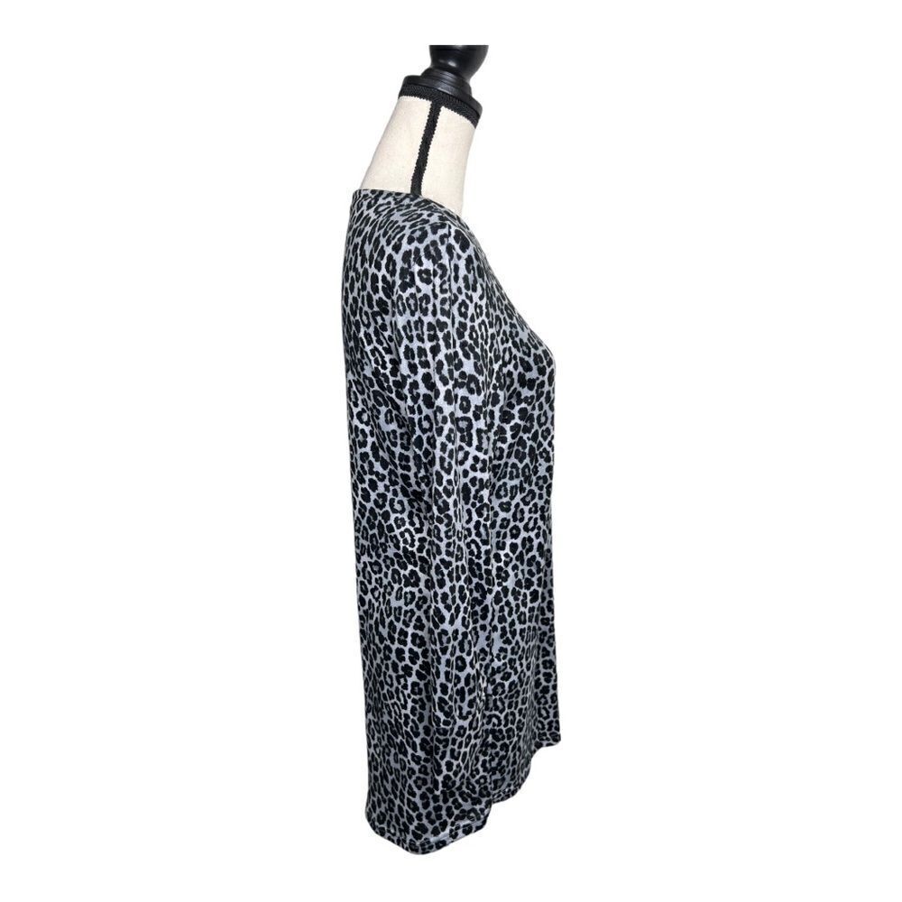 JUICY By Juicy Couture Black And Grey Leopard Print Pajamas Size Large NWT - Picture 3 of 4